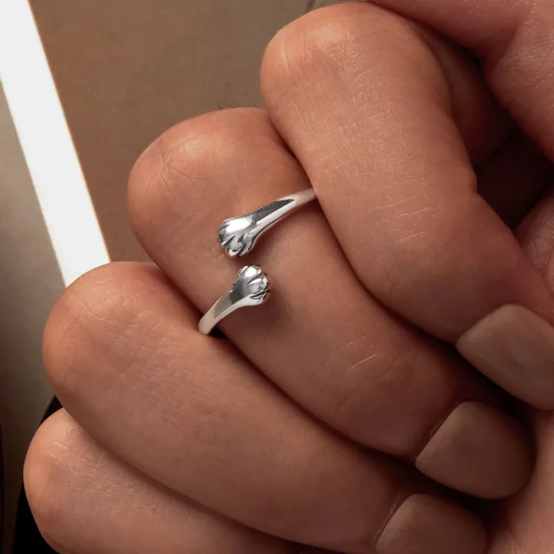 (immagine per) Anello Pandora Style Cat Hug - SCR961-E - Visualizza 6