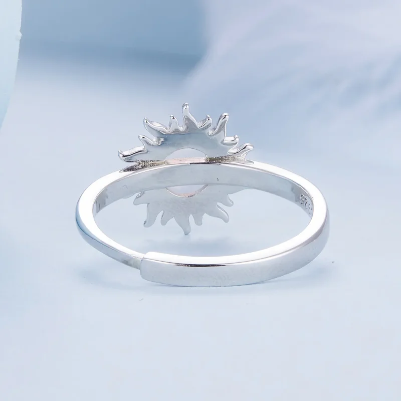 (immagine per) Anello Pandora Style con Opale a forma di Sole - BSR398 - Visualizza 4