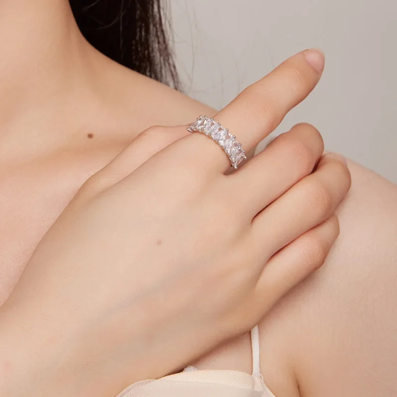 (immagine per) Anello Pandora Style con zirconi lucenti - BSR409 - Visualizza 5