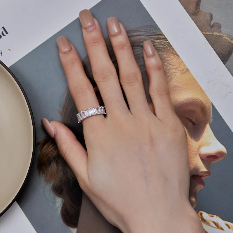 (immagine per) Anello Pandora Style con zirconi lucenti - BSR409 - Visualizza 6