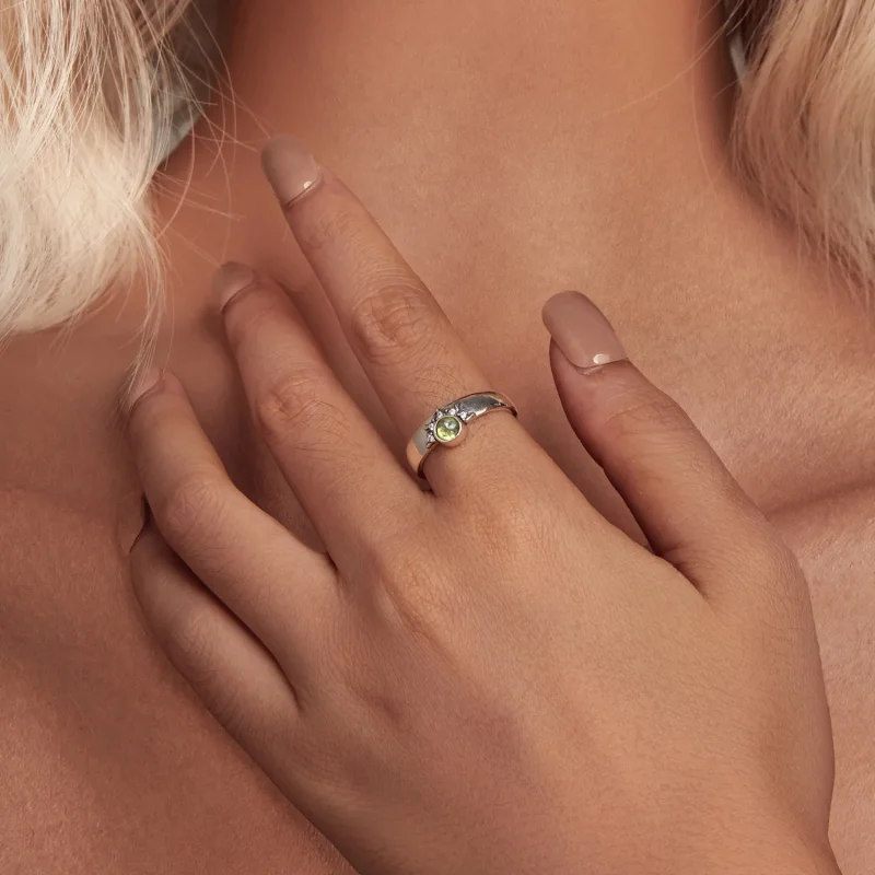 (immagine per) Anello per coppie stile Pandora con sole, luna e stelle - BSR491-E - Visualizza 4