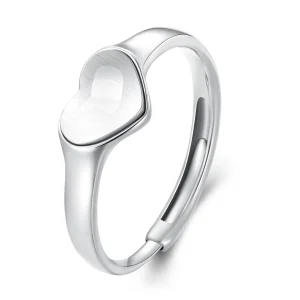 (immagine per) Anello riflettente a forma di cuore in stile Pandora - BSR434