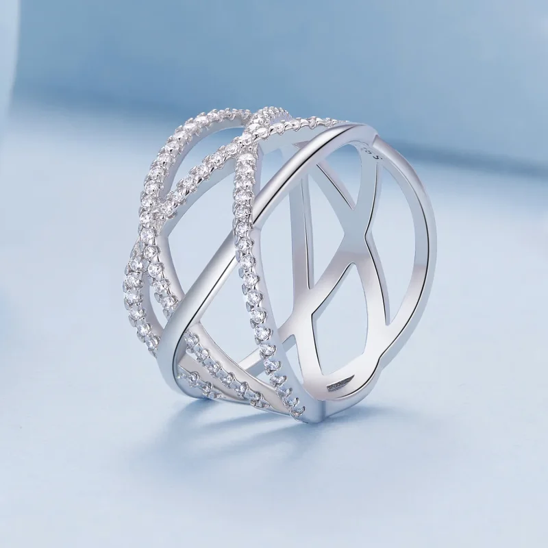 (immagine per) Anello Samsara Pandora Style Semplice - BSR396 - Visualizza 2