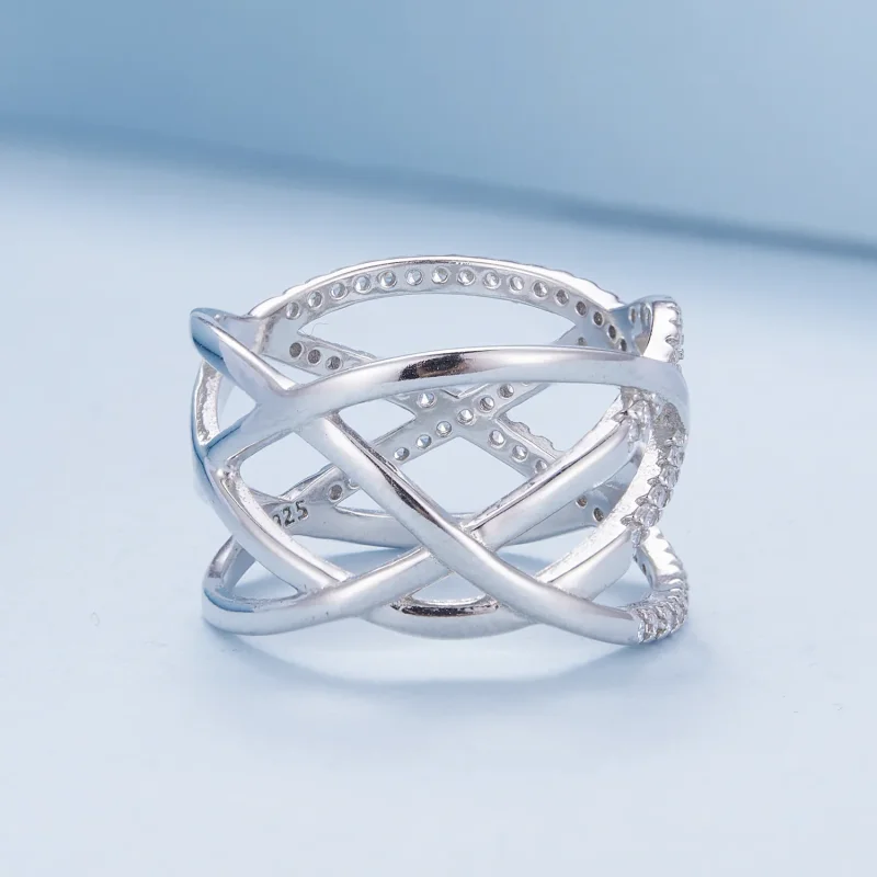 (immagine per) Anello Samsara Pandora Style Semplice - BSR396 - Visualizza 4