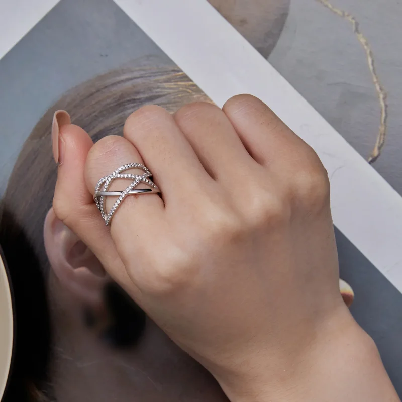 (immagine per) Anello Samsara Pandora Style Semplice - BSR396 - Visualizza 6