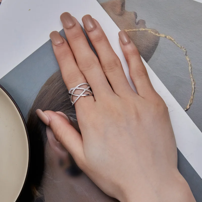 (immagine per) Anello Samsara Pandora Style Semplice - BSR396 - Visualizza 7