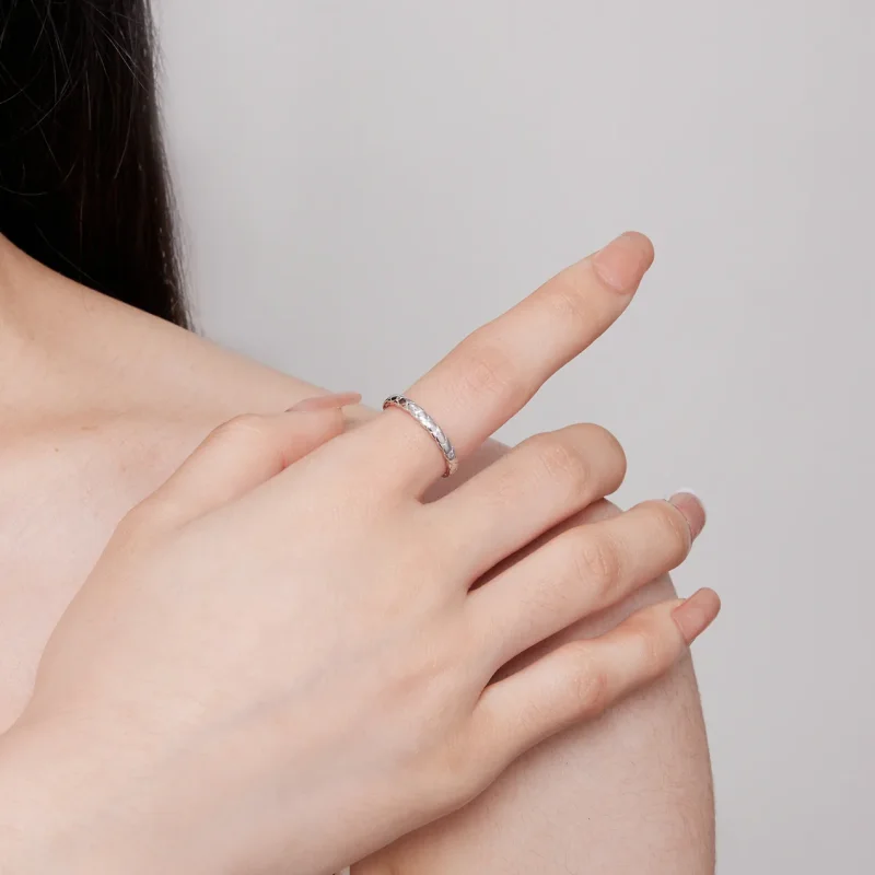 (immagine per) Anello singolo Pandora Style semplice - BSR425 - Visualizza 5