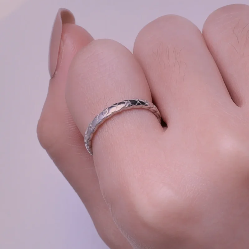 (immagine per) Anello singolo Pandora Style semplice - BSR425 - Visualizza 6
