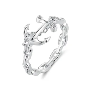 (immagine per) Anello stile Pandora con ancora - SCR949