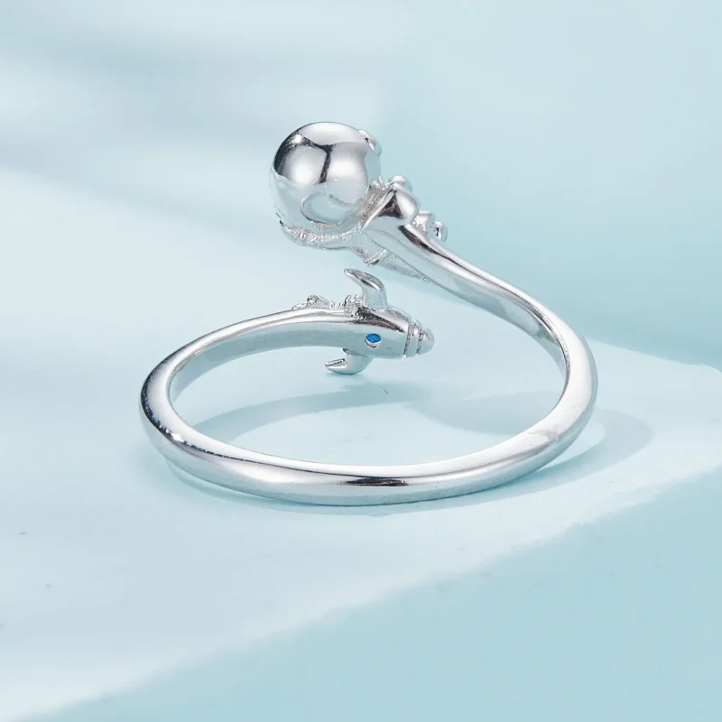 (immagine per) Anello stile Pandora con Astronauta e Astronave - SCR920 - Visualizza 4