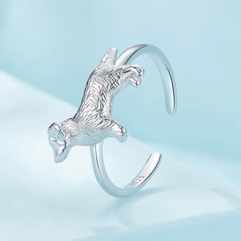 (immagine per) Anello stile Pandora con cagnolino Golden Retriever - SCR952 - Visualizza 2
