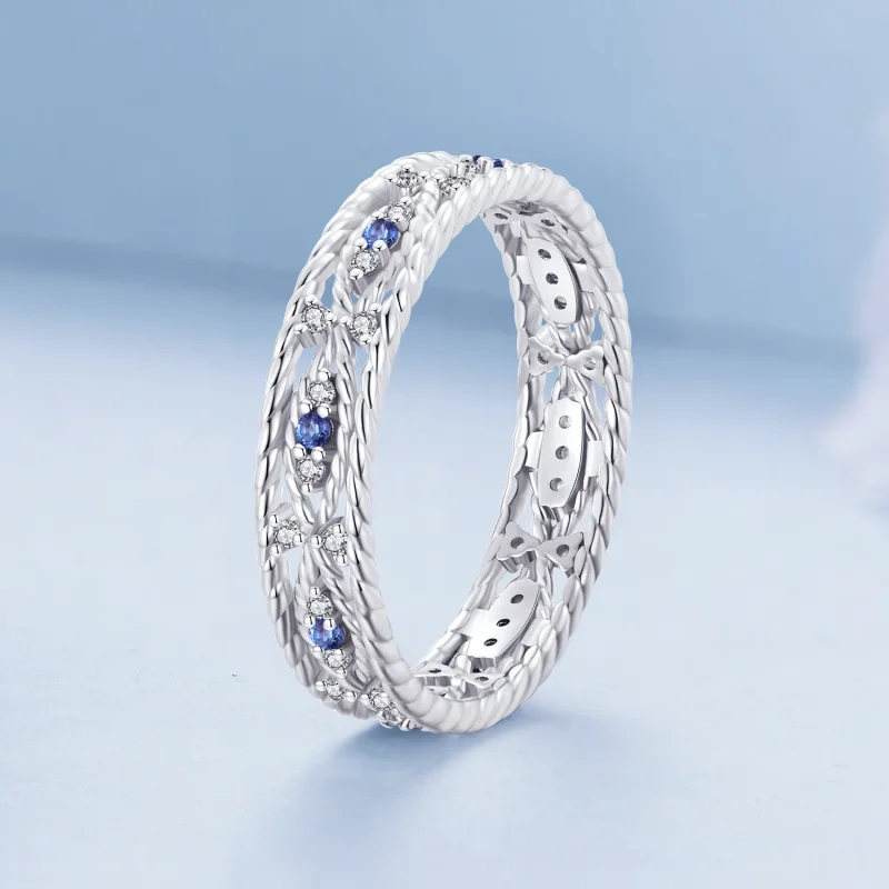 (immagine per) Anello stile Pandora con occhio diabolico - BSR456 - Visualizza 2