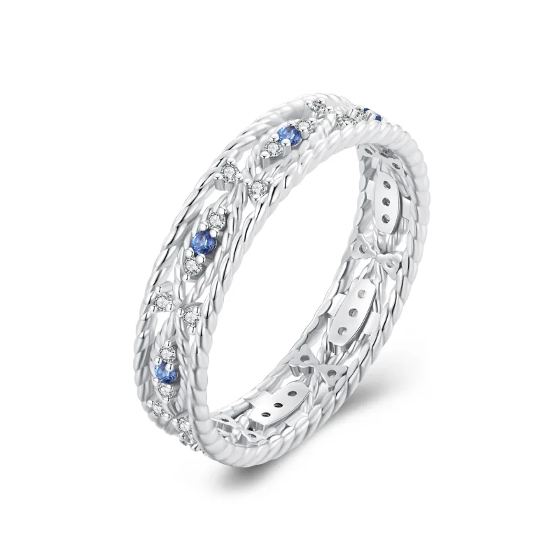 (immagine per) Anello stile Pandora con occhio diabolico - BSR456