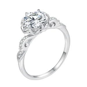(immagine per) Anello stile Pandora con rosa romantica - BSR387