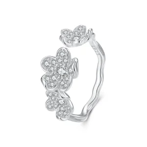 (immagine per) Anello stile Pandora pieno di fiori - BSR447