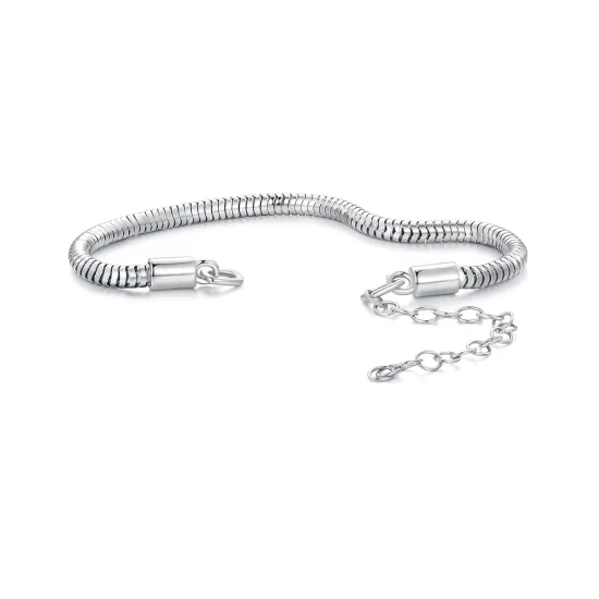 (immagine per) Braccialetto a catena in stile Pandora con catena a ossa di serpente - BSB150