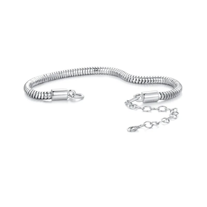 (immagine per) Braccialetto a catena in stile Pandora con catena a ossa di serpente - BSB150