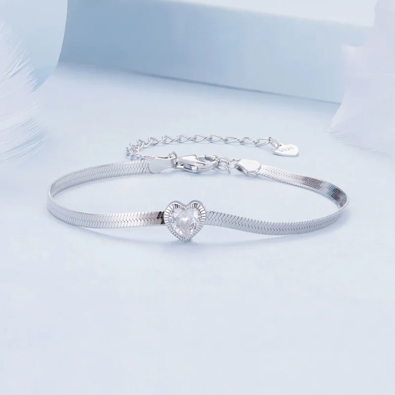(immagine per) Braccialetto stile Pandora Love - BSB153 - Visualizza 3