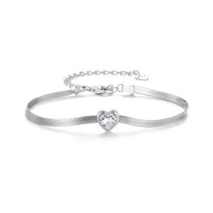 Braccialetto stile Pandora Love - BSB153 (immagine per) Braccialetto stile Pandora Love - BSB153