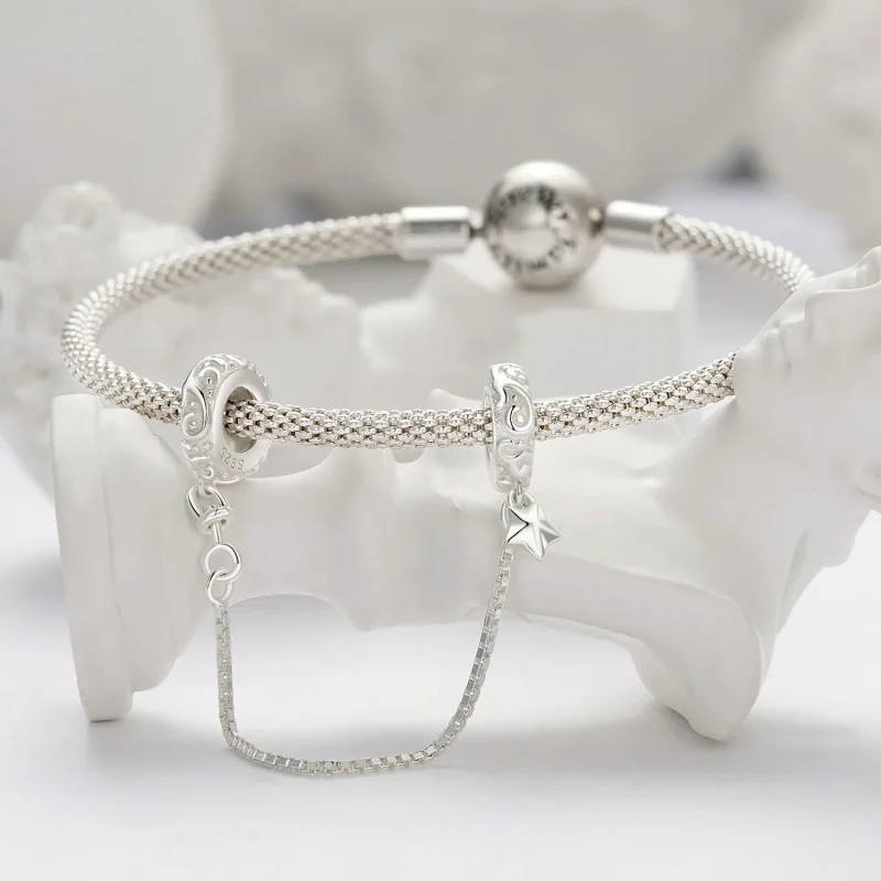 (immagine per) Catena sicura con motivo in stile Pandora - SCC2620 - Visualizza 3