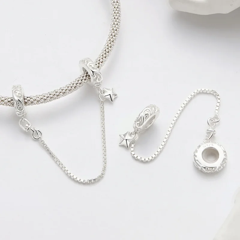 (immagine per) Catena sicura con motivo in stile Pandora - SCC2620 - Visualizza 4