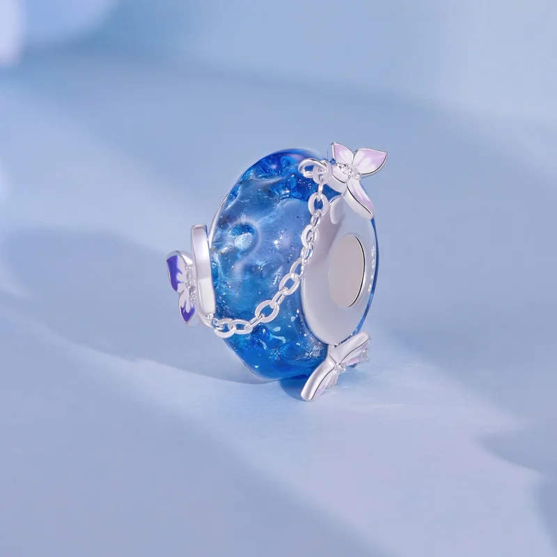 (immagine per) Charm a farfalla con nappina in stile Pandora - SCC2461 - Visualizza 2