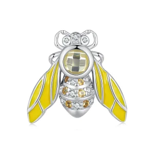 Charm a forma di ape in stile Pandora - SCC2599 (immagine per) Charm a forma di ape in stile Pandora - SCC2599