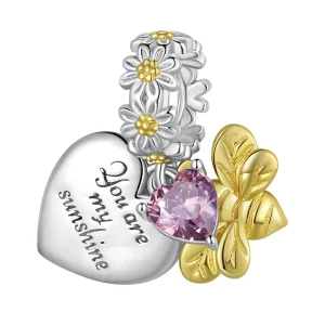 (immagine per) Charm a forma di ape margherita in stile Pandora - BSC816