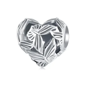 (immagine per) Charm a forma di cuore a forma di farfalla nello stile di Pandora - SCC2576