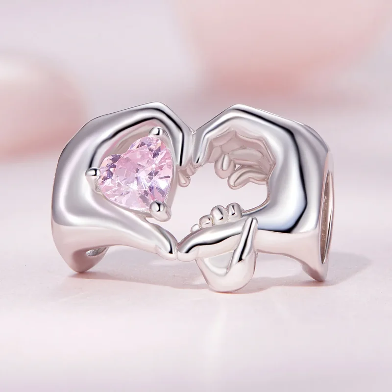 (immagine per) Charm a forma di cuore con gesto di Pandora - BSC829 - Visualizza 2