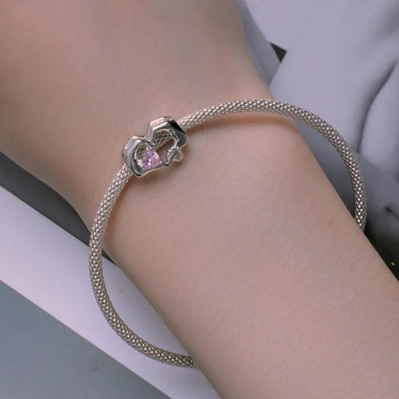 (immagine per) Charm a forma di cuore con gesto di Pandora - BSC829 - Visualizza 6