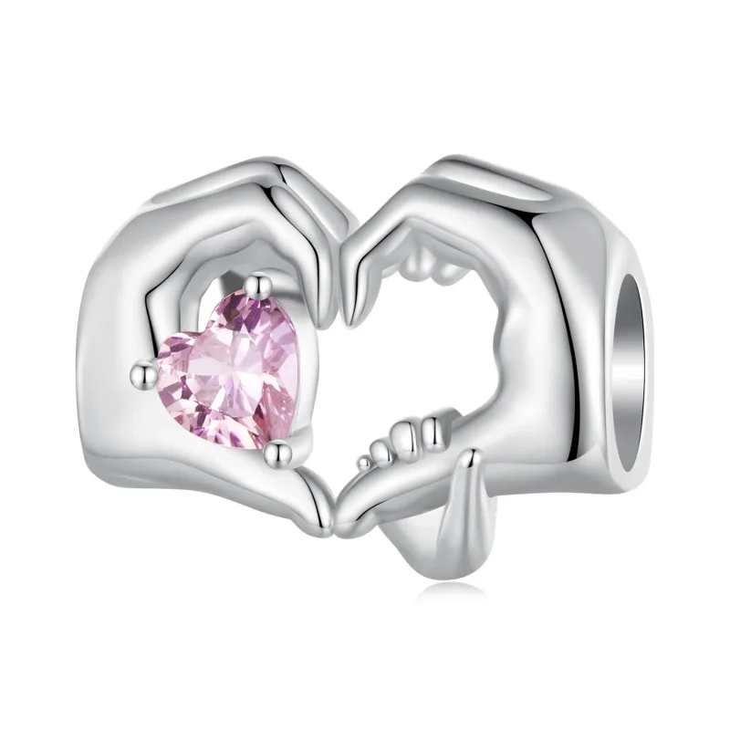(immagine per) Charm a forma di cuore con gesto di Pandora - BSC829 - Visualizza 7