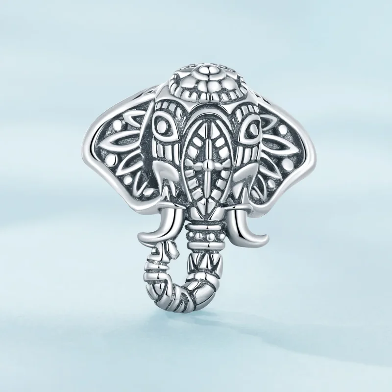 (immagine per) Charm a forma di elefante divinità stile Pandora - SCC2477 - Visualizza 2