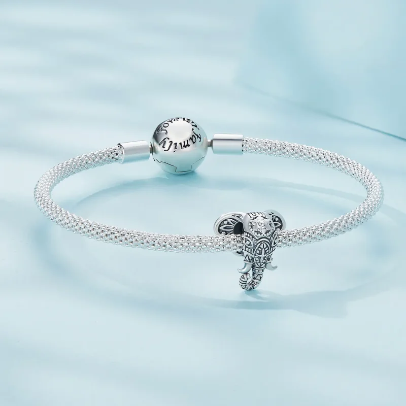 (immagine per) Charm a forma di elefante divinità stile Pandora - SCC2477 - Visualizza 5
