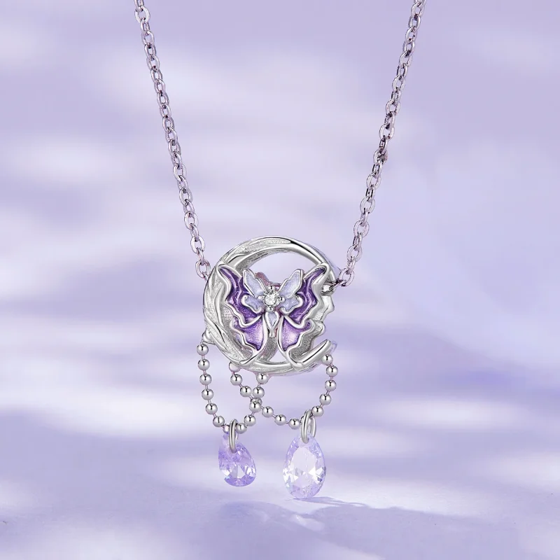 (immagine per) Charm a forma di farfalla lunare stile Pandora - SCC2545 - Visualizza 2