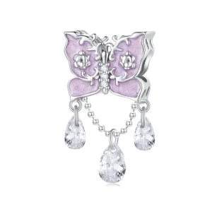 (immagine per) Charm a forma di farfalla stile Pandora - SCC2543