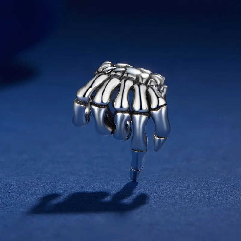 (immagine per) Charm a forma di mano scheletrica di stile Pandora - BSC909 - Visualizza 2