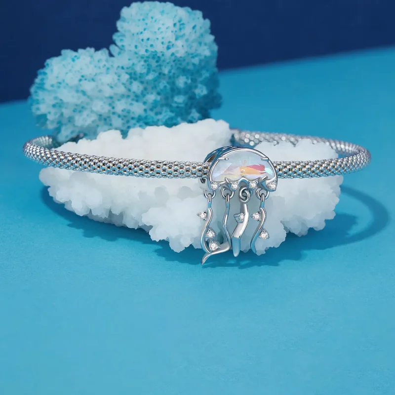 (immagine per) Charm a forma di medusa in stile Pandora - BSC915 - Visualizza 3