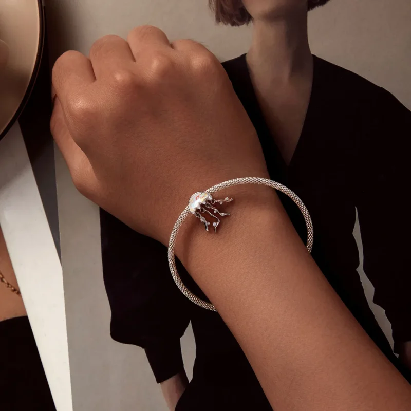 (immagine per) Charm a forma di medusa in stile Pandora - BSC915 - Visualizza 5