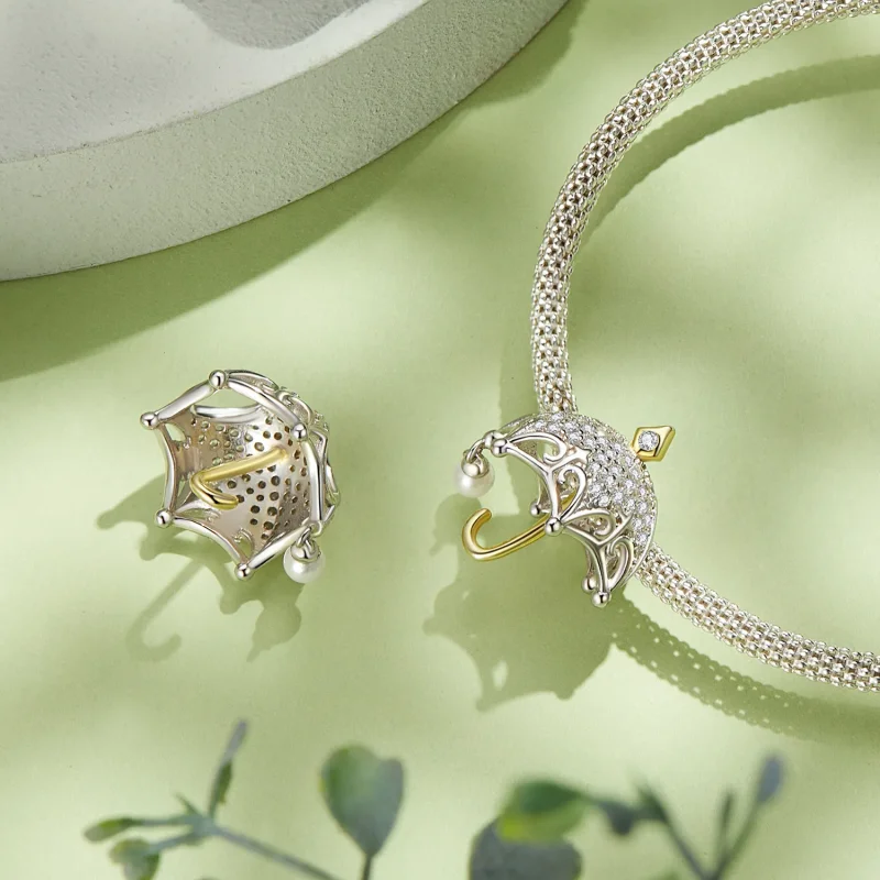 (immagine per) Charm a forma di ombrello piccolo stile Pandora - BSC862 - Visualizza 4