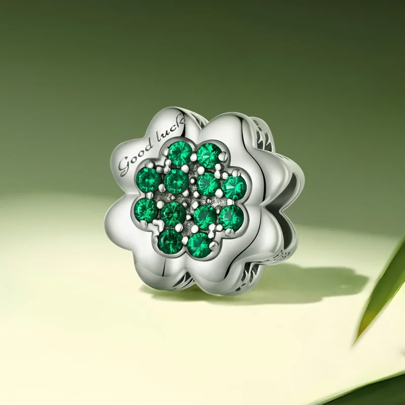 (immagine per) Charm a forma di quadrifoglio nello stile di Pandora - SCC2604 - Visualizza 2