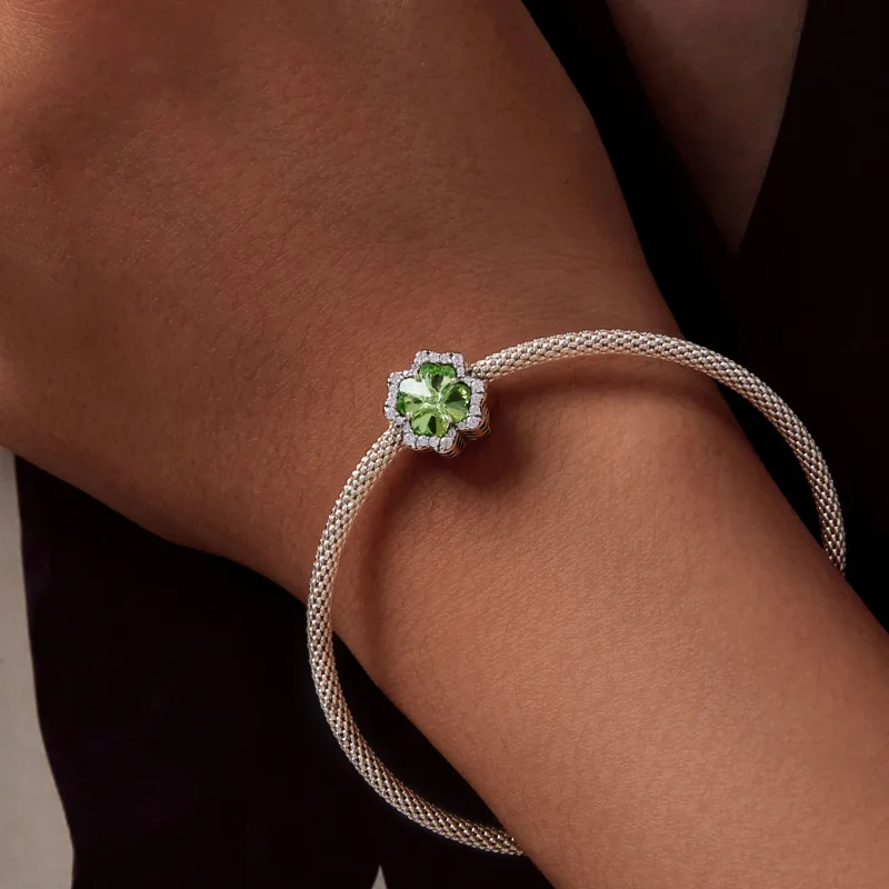 (immagine per) Charm a forma di quadrifoglio nello stile Pandora - SCC2622 - Visualizza 7