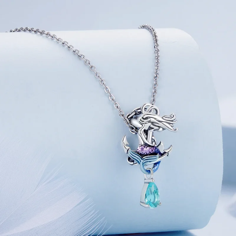 (immagine per) Charm a forma di sirena con ancora stile Pandora - BSC903 - Visualizza 2
