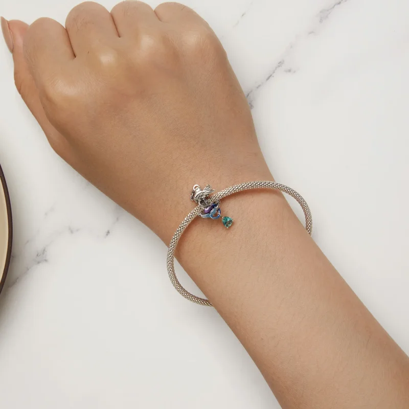 (immagine per) Charm a forma di sirena con ancora stile Pandora - BSC903 - Visualizza 5
