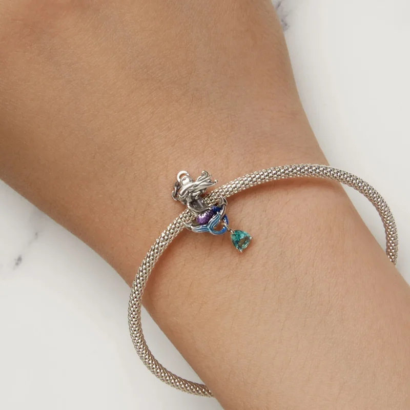 (immagine per) Charm a forma di sirena con ancora stile Pandora - BSC903 - Visualizza 6