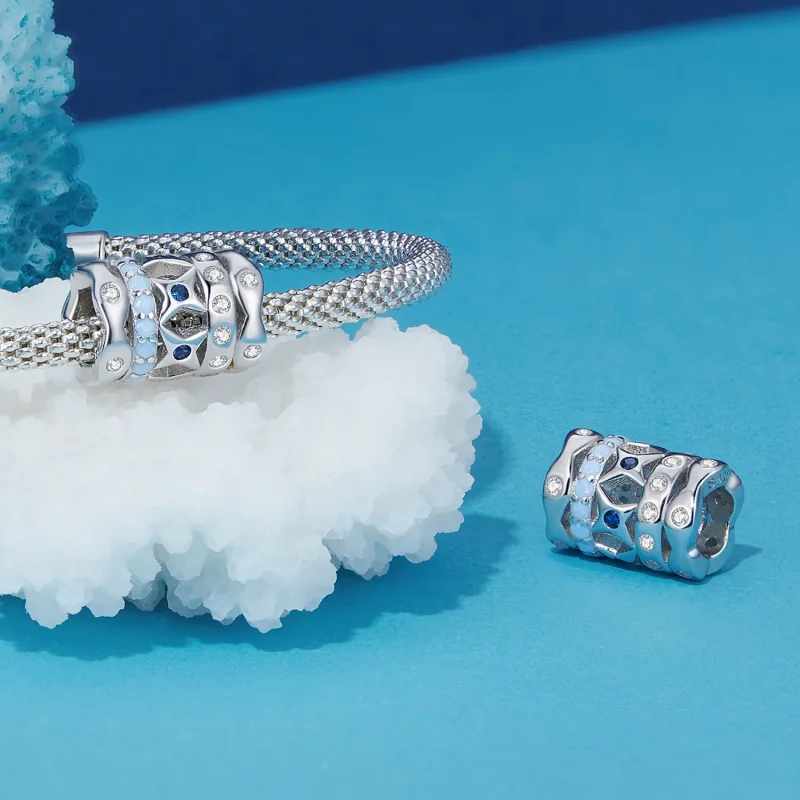 (immagine per) Charm a forma di stella blu nello stile di Pandora - BSC919 - Visualizza 4