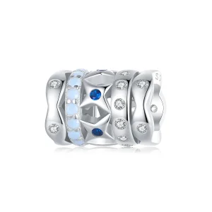 (immagine per) Charm a forma di stella blu nello stile di Pandora - BSC919