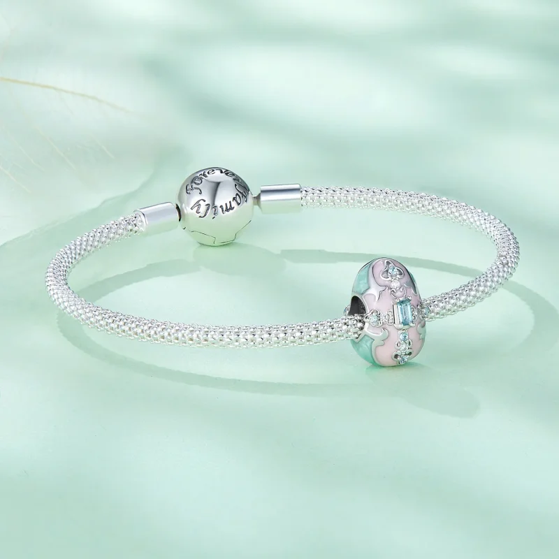 (immagine per) Charm a forma di uovo di Pasqua nello stile di Pandora - BSC781 - Visualizza 5