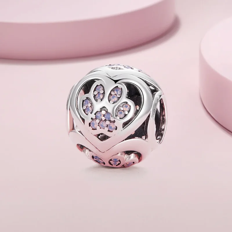 (immagine per) Charm a forma di zampa stile Pandora - SCC2578 - Visualizza 2