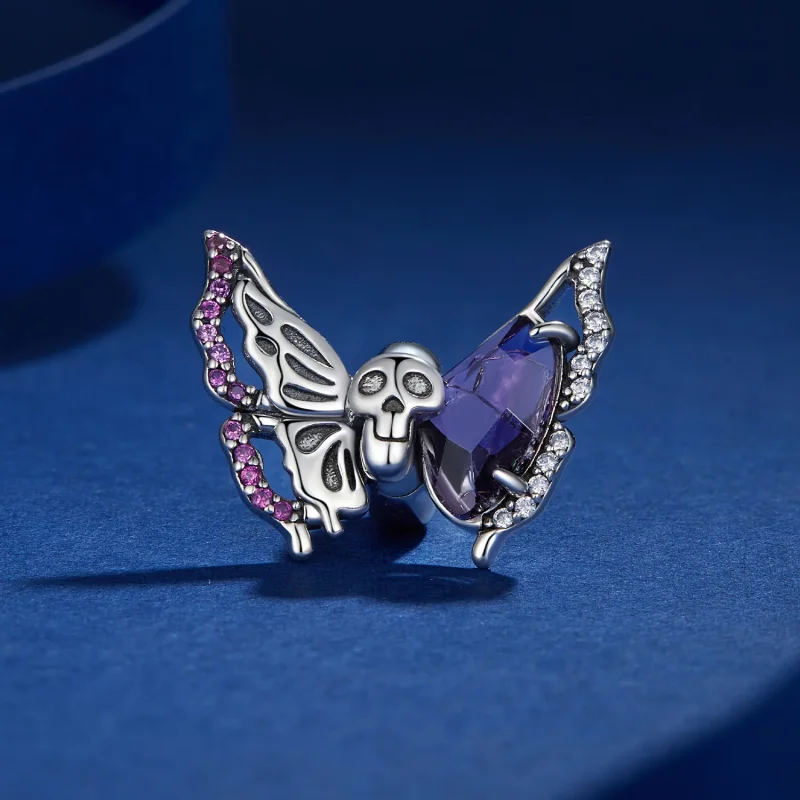 (immagine per) Charm a stile Pandora con farfalla scheletrica - BSC911 - Visualizza 2